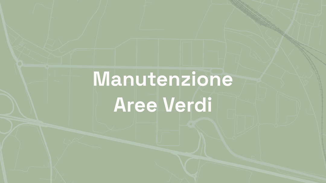 Manutenzione straordinaria aree verdi inizio 2025