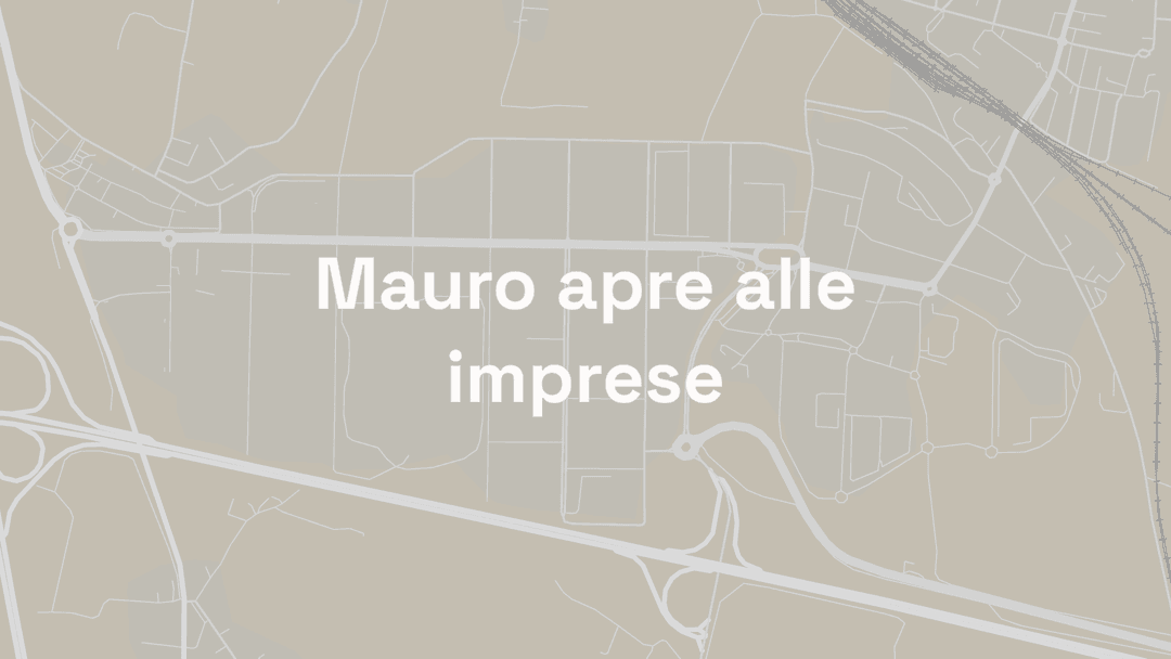 Mauro apre alle imprese