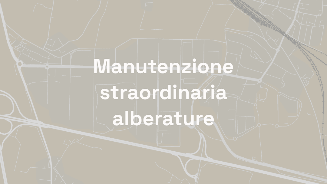 Lavori di manutenzione straordinaria alberature – 26 e 27 Marzo