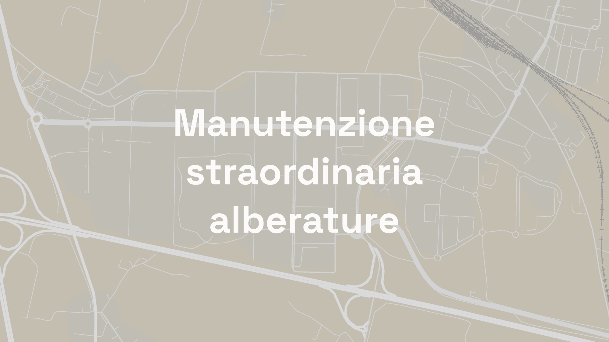 Lavori di manutenzione straordinaria alberature – 26 e 27 Marzo